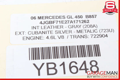 06-08 Mercedes X164 GL450 Instrument Speedometer Cluster 1645403247 OEM