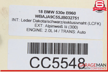 18-20 BMW 530e Automatic Transmission Assembly RWD OEM 137k