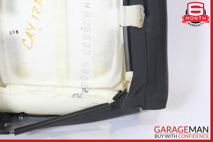 11-17 Porsche Cayenne 958 Front Left Top Upper Seat Cushion Cover Black