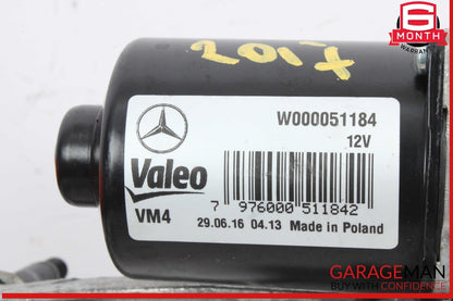 16-23 Mercedes W447 Metris Front Windshield Wiper Linkage w/ Motor Valeo OEM