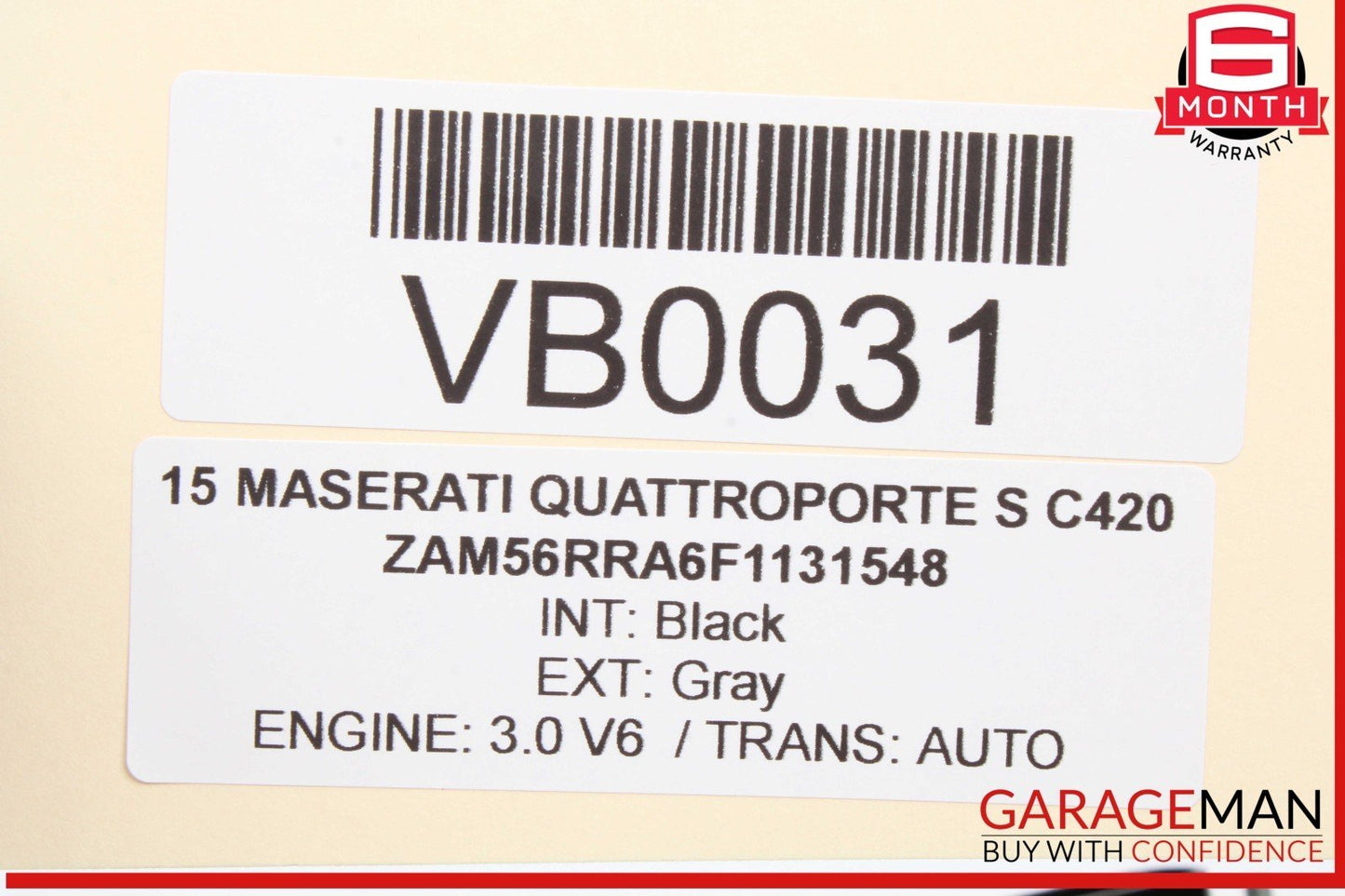 14-20 Maserati Quattroporte S Rear Right Side Outer Tail Light Lamp OEM