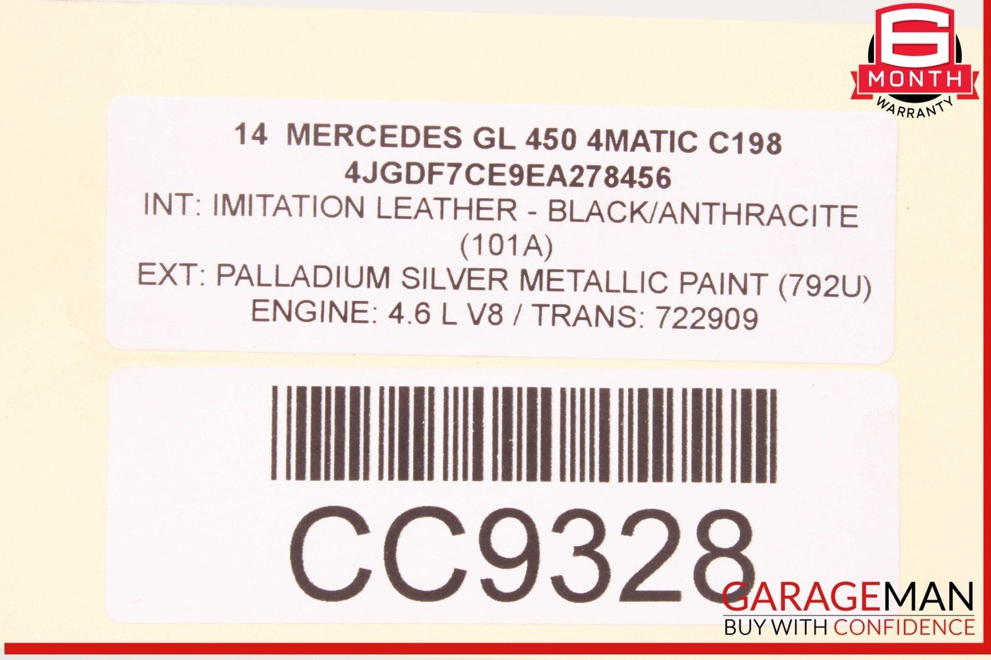 13-19 Mercedes X166 GL450 GLS550 Front Left Driver Side Wing Fender Panel OEM
