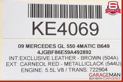 07-12 Mercedes X164 GL550 GL450 Third Seat Row Power Folding Control Module OEM