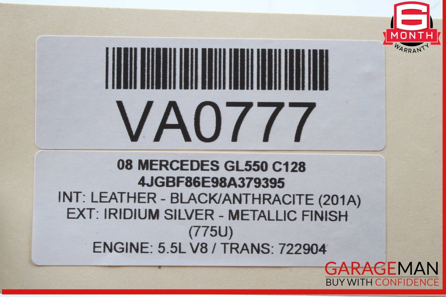 08 Mercedes X164 GL550 Front Right Side Headrest Monitor SHMD-0701-BX DVD Player