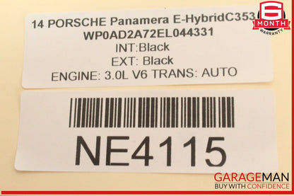 10-16 Porsche Panamera 970 E-Hybrid Rear Right Passenger Side Lower Control Arm