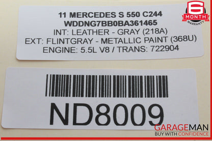07-13 Mercedes W221 S550 S400 Cluster Control Switch 2218215451 OEM