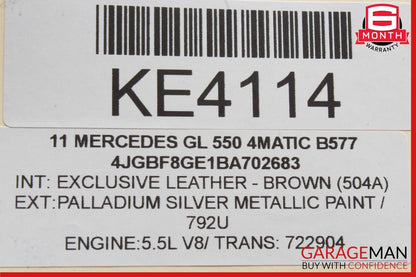 03-12 Mercedes ML500 GL350 E350 GL550 Front Left Side Seat Control Module Unit