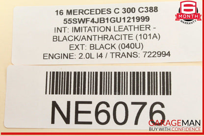 15-20 Mercedes W205 C300 Rear Left Driver Side Spindle Knuckle Wheel Hub OEM