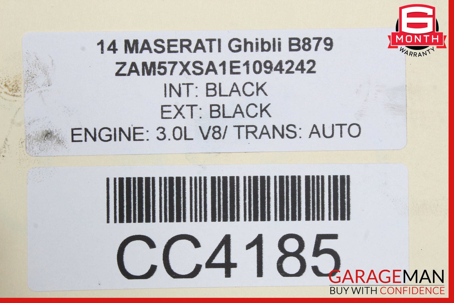 14-17 Maserati Ghibli M157 Rear Prop Propeller Drive Axle Shaft Driveshaft Assy