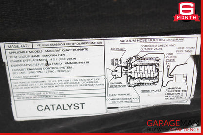 03-13 Maserati Quattroporte M139 Hood Bonnet Cover Panel Assembly OEM