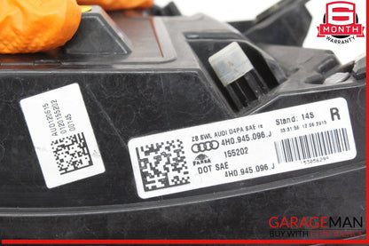 15-18 Audi A8 S8 Rear Right Passenger Side Outer Tail Light Lamp 4H0945096J OEM