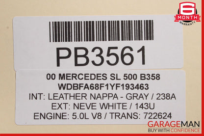 1998-2006 Mercedes-Benz SL500 RWD M113 Engine Motor Block Assy RWD OEM 157k