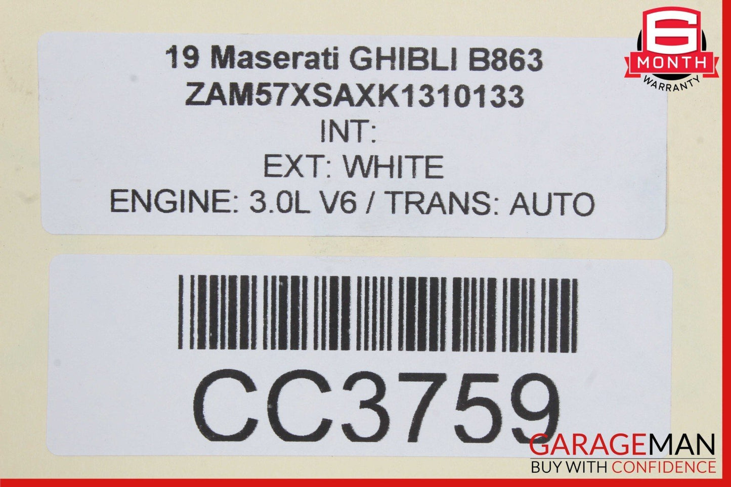 14-24 Maserati Ghibli Rear Prop Propeller Drive Axle Shaft Driveshaft Assembly