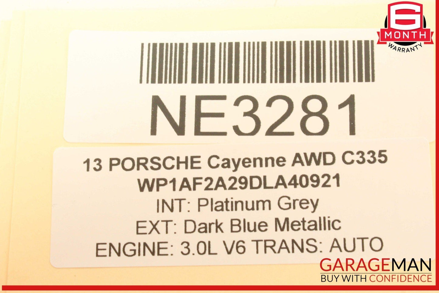 11-18 Porsche Cayenne 958 AWD Front Left Driver Side Seat Control Switch OEM