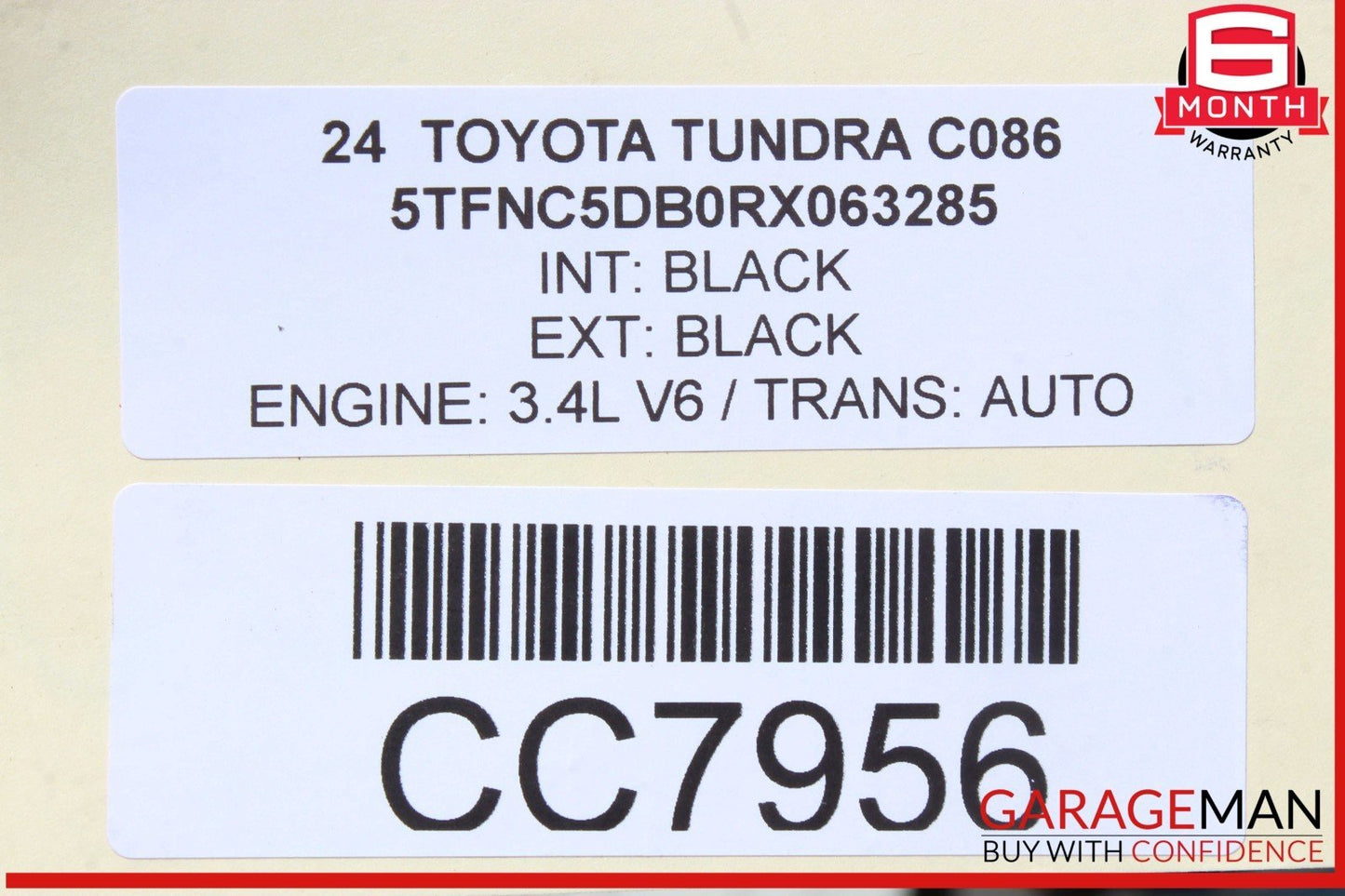 22-24 Toyota Tundra 4X4 Rear Drive Shaft 371100C21000 OEM