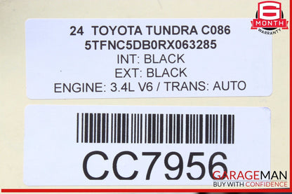 22-24 Toyota Tundra 4X4 Rear Drive Shaft 371100C21000 OEM