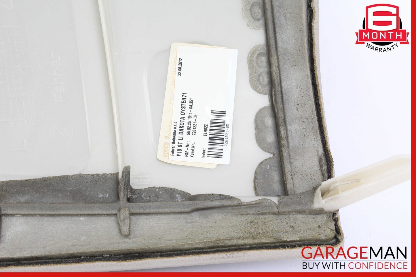 11-16 BMW 528i 535i 550i Rear Left Seat Bolster Cushion OEM 7261221