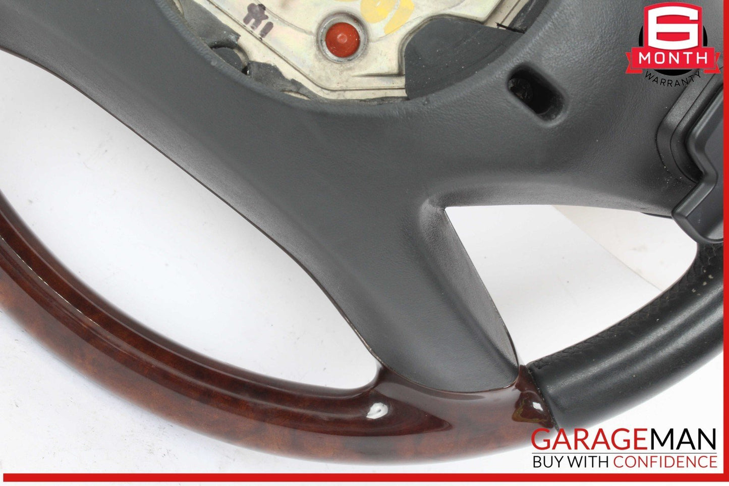 10-14 Mercedes W221 S550 S600 Steering Wheel w/ Paddle Shifters Black Wood OEM