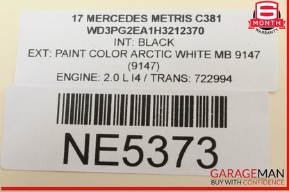 16-23 Mercedes W447 Metris Front Right Passenger Side Window Regulator Motor OEM