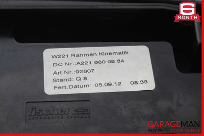 07-13 Mercedes W221 S400 S550 Center Console CD Player Trim Cover Panel Black