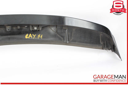 11-14 Porsche Cayenne 958 Rear Spoiler Wing Trim Bezel w/ Third 3rd Brake Light
