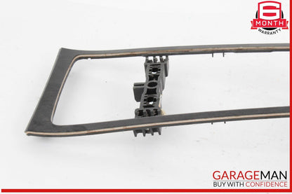 10-16 Porsche Panamera 970 Front Center Console Shifter Bezel Ash Tray Wood OEM