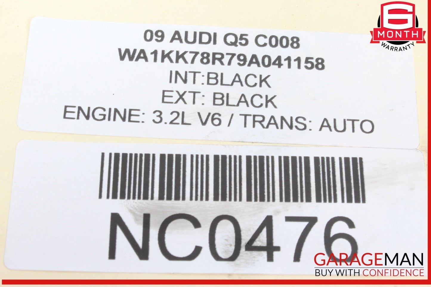 09-12 Audi Q5 Front Right Passenger Side Shock Strut Absorber OEM