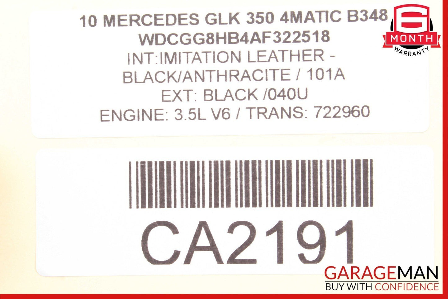08-18 Mercedes GLK350 E400 CLS400 Rear Right Side Door Lock Latch Actuator