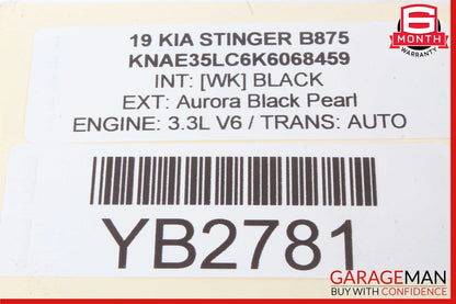 18-21 Kia Stinger Engine Motor Wiring Harness Assembly OEM