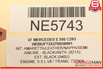 07-09 Mercedes W211 E550 E350 Speedometer Instrument Cluster 2115400648 OEM