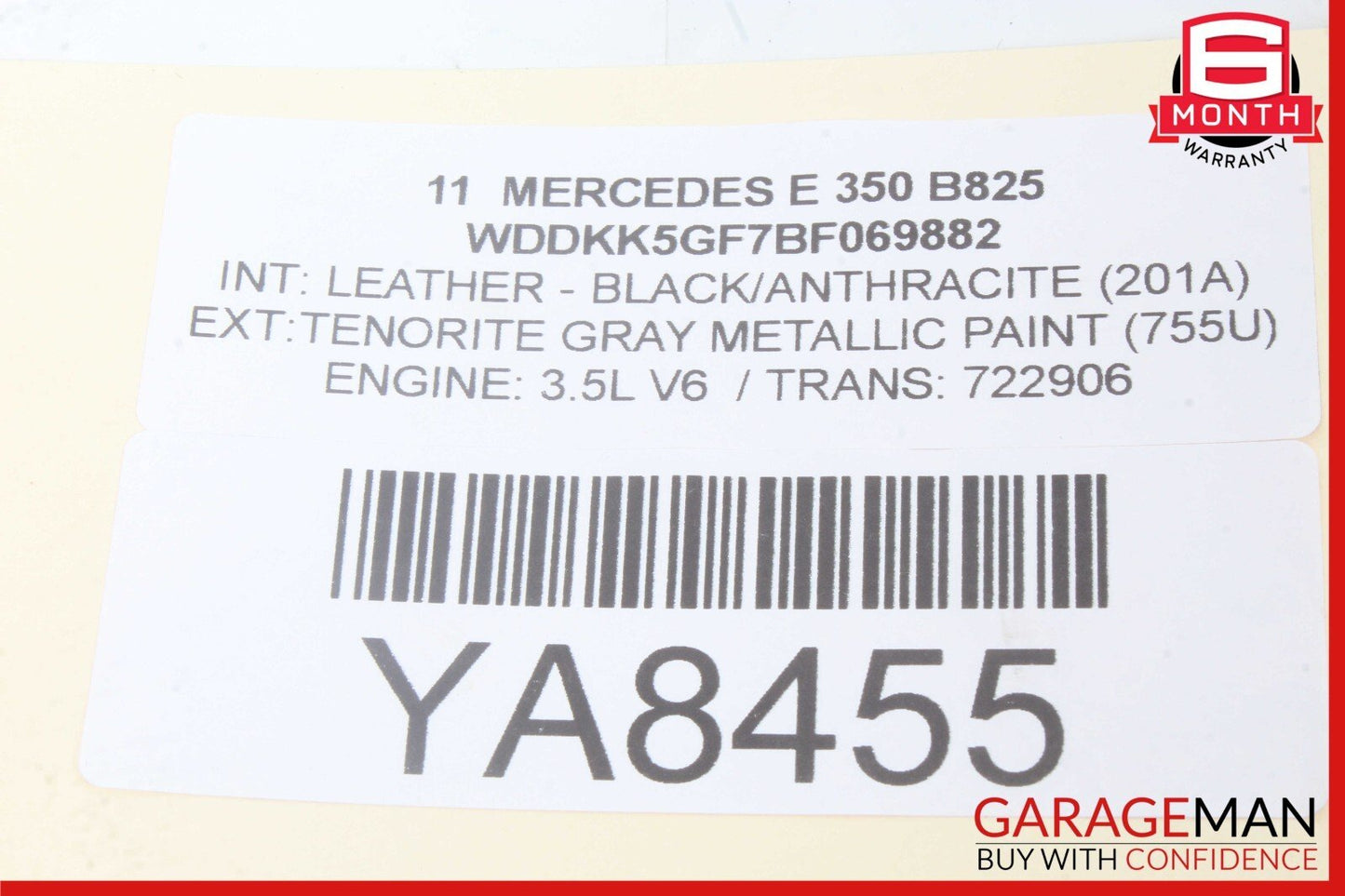 10-17 Mercedes W207 E350 E63 AMG Front Left Side Mirror Door Rear View OEM