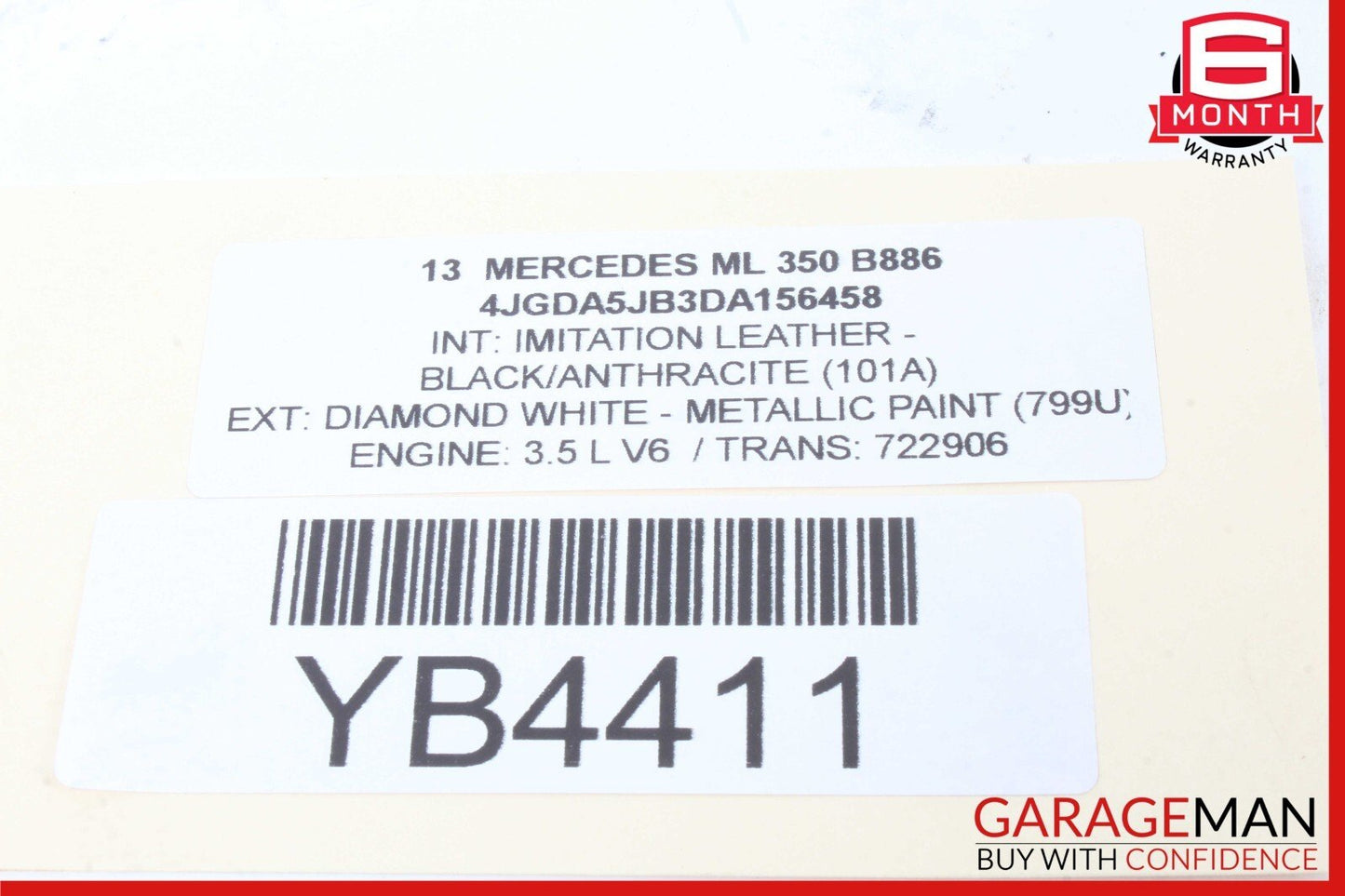 12-16 Mercedes W166 ML350 GL450 GL550 Front Right Door Lock Latch Actuator OEM