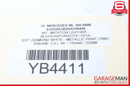 12-16 Mercedes W166 ML350 GL450 GL550 Front Right Door Lock Latch Actuator OEM
