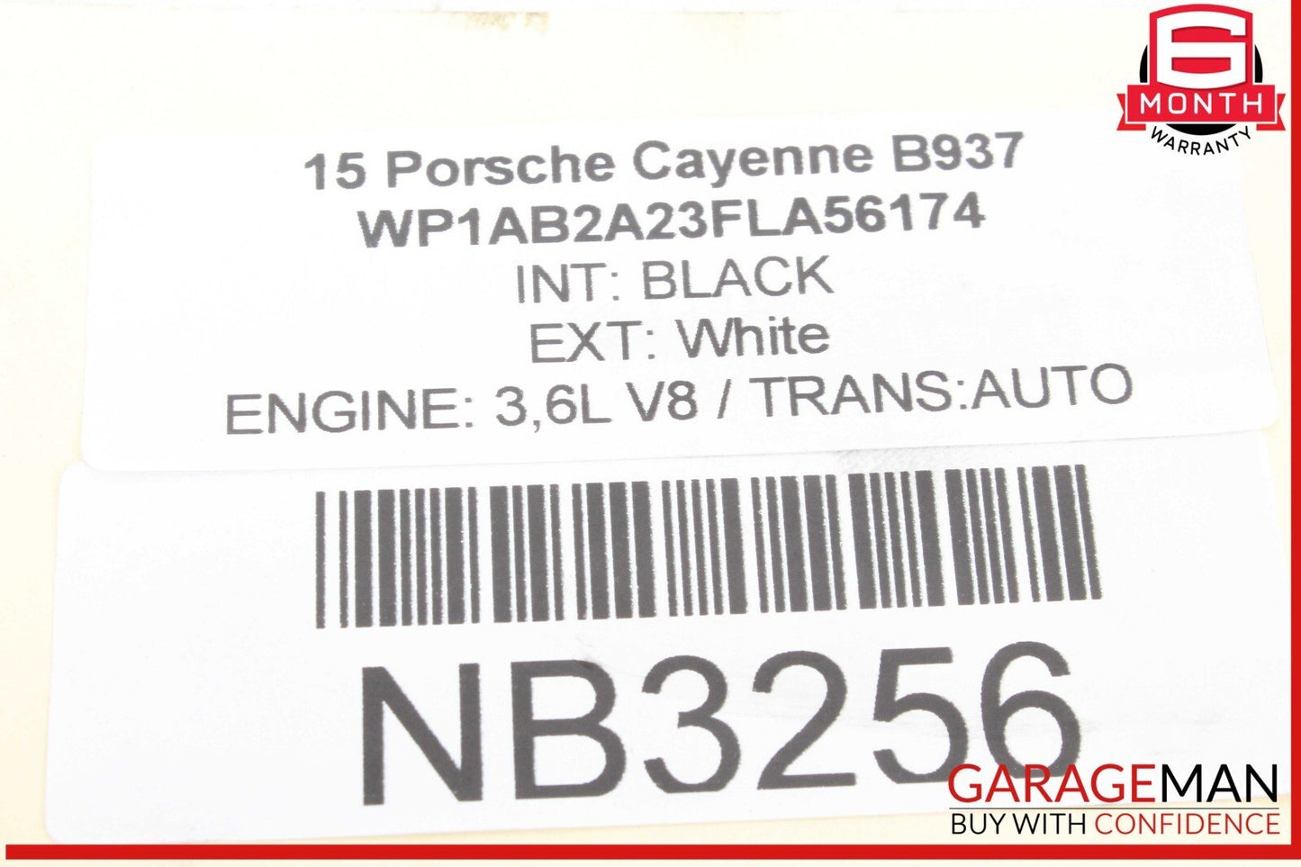 15-18 Porsche Cayenne 958 3.6L Engine Left Turbocharger Manifold OEM