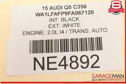 13-17 Audi Q5 A5 Front Left and Front Right Side Head Rest Headrest Black OEM