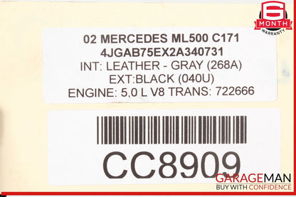 98-05 Mercedes W163 ML500 ML320 Rear Diff Differential Axle Carrier Assembly OEM