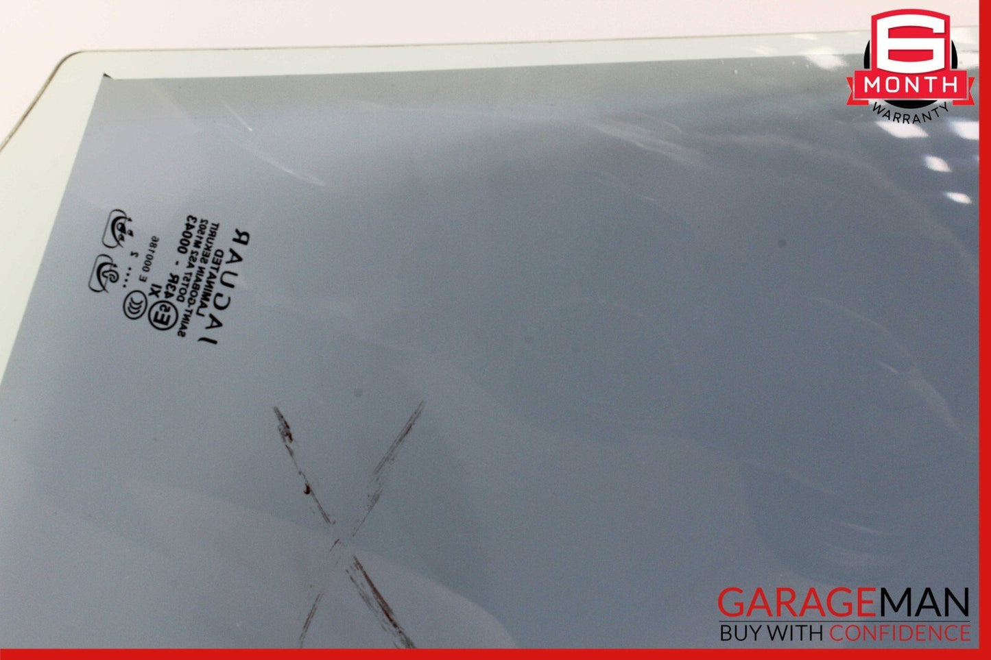 10-19 Jaguar XJ XJR Front Left Driver Side Door Window Glass OEM