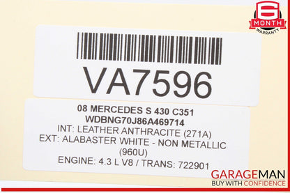 03-06 Mercedes W220 S430 S500 S600 Front Right Side Seat Control Module Unit OEM