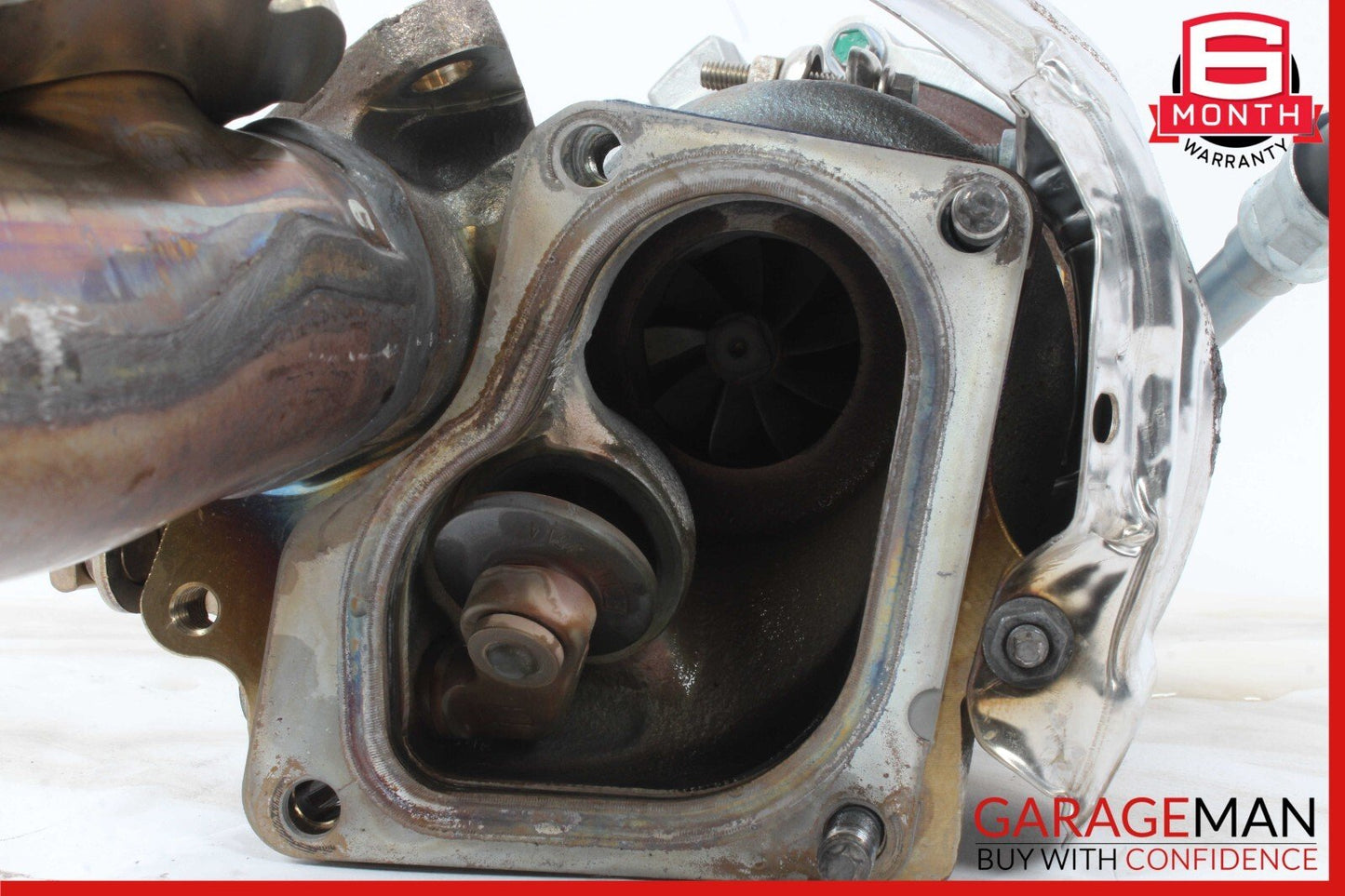 11-18 Mercedes W222 S550 CL550 Left Side Turbocharger Turbo Charger Manifold OEM