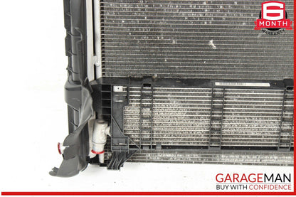 16-20 Mercedes X253 GLC350e Engine Cooling Radiator Air A/C Condenser OEM