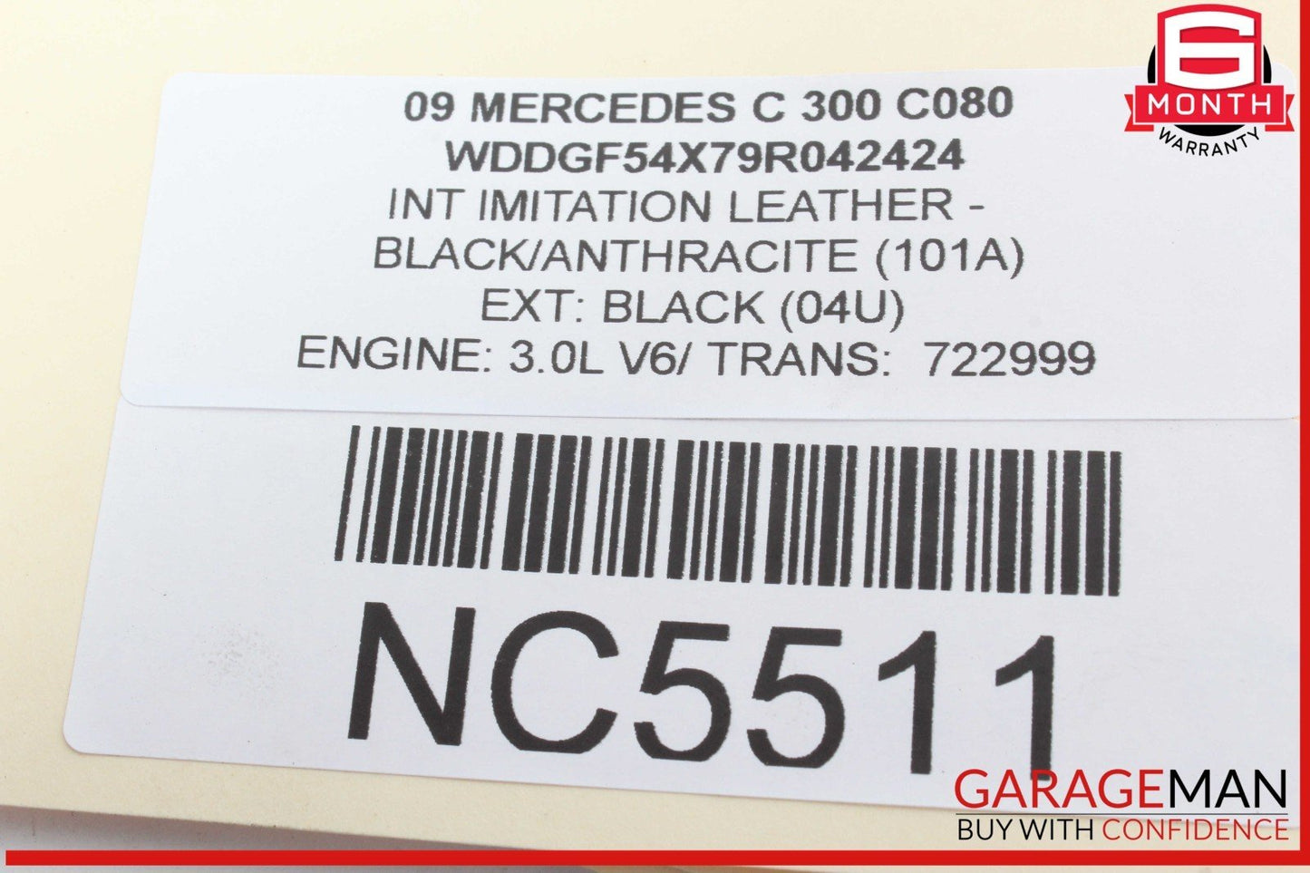 08-17 Mercedes W204 C300 E350 Trunk Lid Latch Lock Actuator 2047500261 OEM
