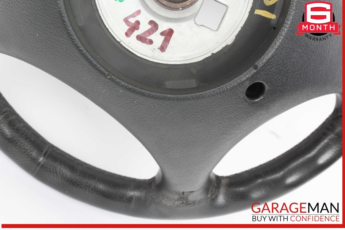 00-03 Mercedes W210 E320 E430 CLK320 4 Spoke Driver Steering Wheel Black OEM