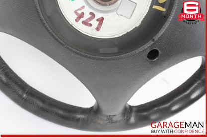 00-03 Mercedes W210 E320 E430 CLK320 4 Spoke Driver Steering Wheel Black OEM