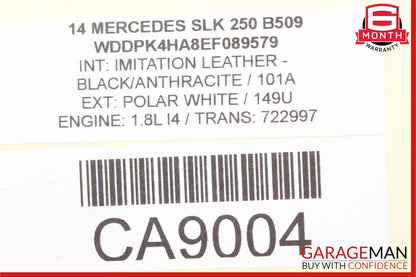 12-20 Mercedes R172 SLK250 SLC300 Rear Left Wheel Spindle Knuckle Hub Bearing