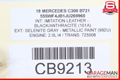 15-20 Mercedes W205 C300 C400 Rear Right Side Spindle Knuckle Hub Assembly OEM