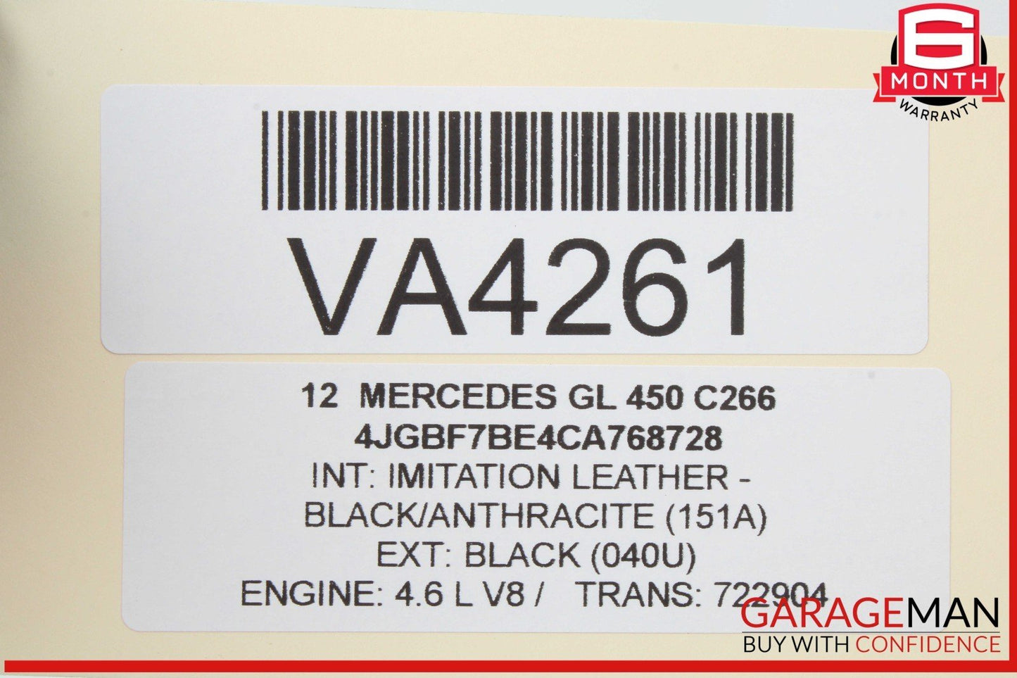 03-12 Mercedes X164 GL450 ML350 Front Right Side Seat Control Module OEM