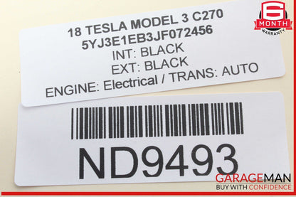 17-23 Tesla Model 3 Front Left Driver Side Exterior Door Handle OEM