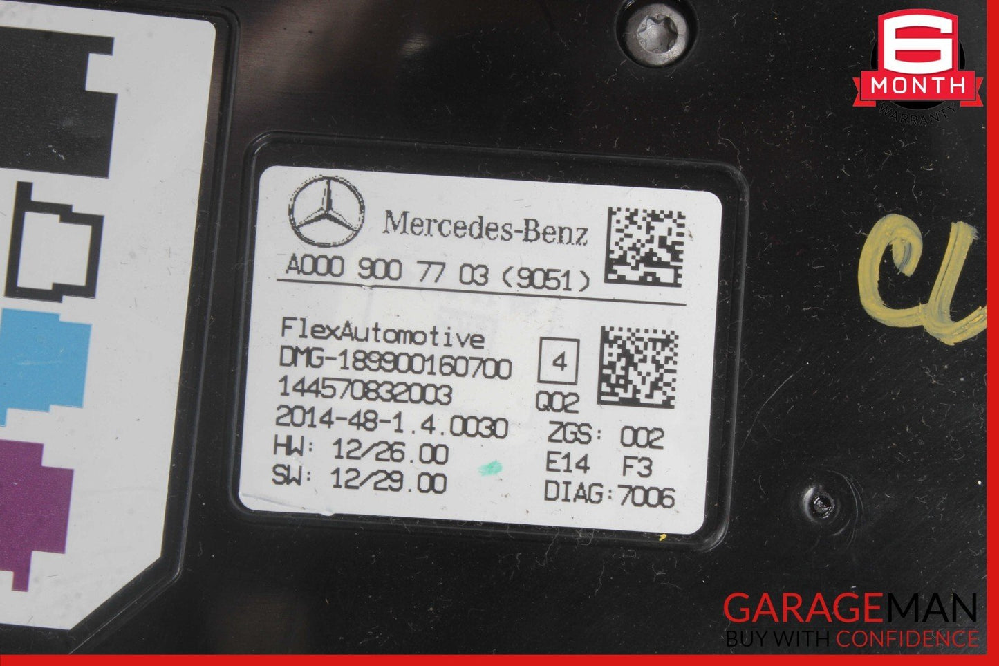 14-19 Mercedes W117 CLA250 Interior Front Upper Overhead Console Dome Light OEM