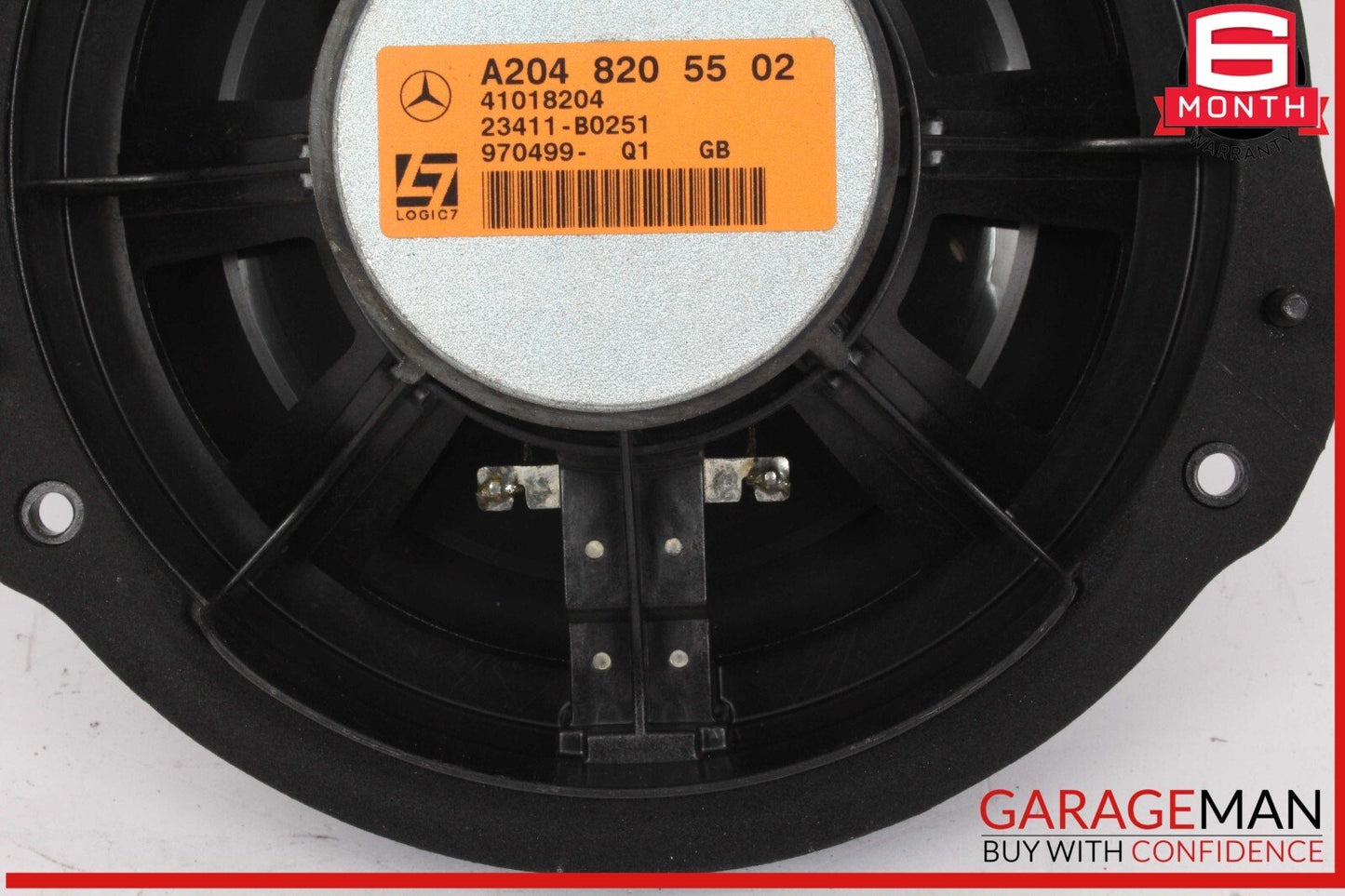 08-18 Mercedes W204 C250 Front Left & Right Door Audio Speaker Set of 2 Pc OEM