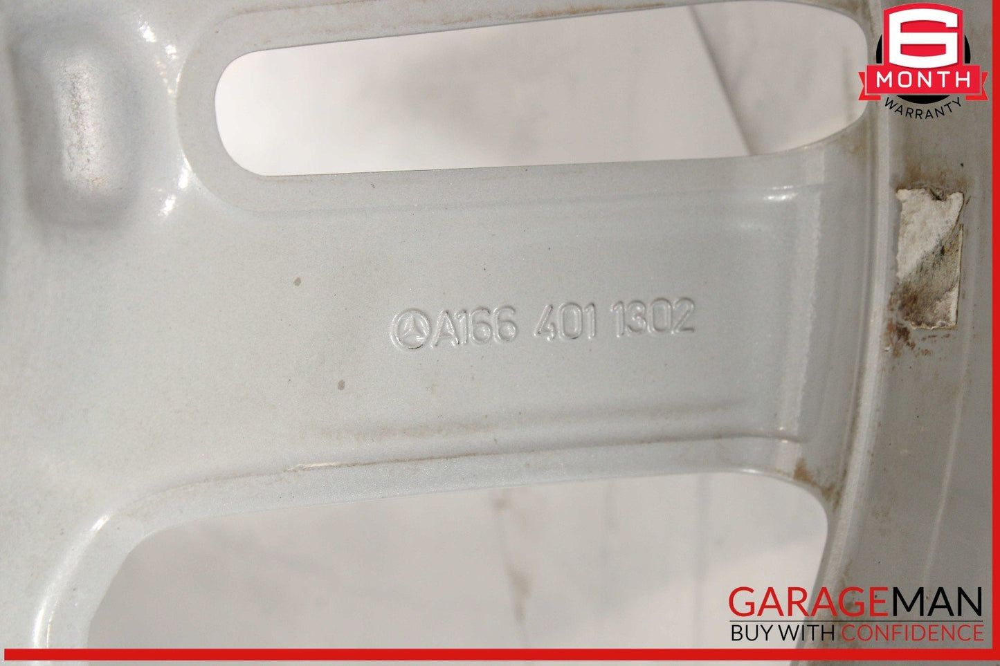 13-19 Mercedes X166 GL450 8.5 x 19 19" Wheel Rim Silver 1664011302 OEM